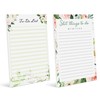 Inkdotpot Pack Of 2 Daily Planner List Undated Notepads, Memo