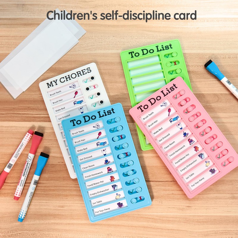 Chore Chart Board for Kids with Adhesive Pads,Kids ADHD to