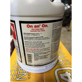 Onan floor finish Spartan On an On floor finish high solids interlocking (1) gallon