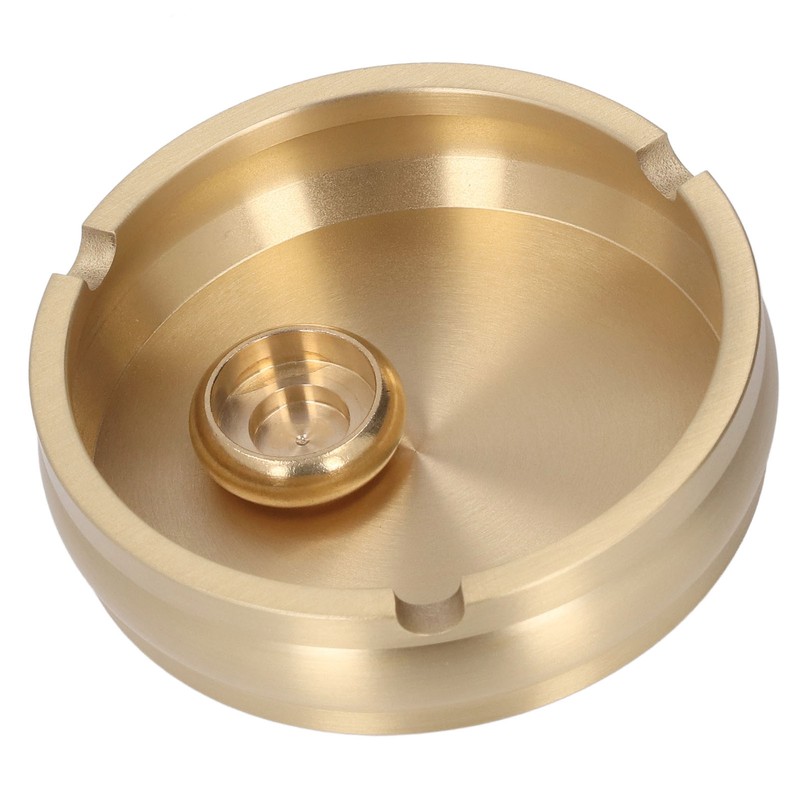 Brass Ashtray Handcrafted Modern Stylish Style Easy Cleaning Portable Decorative