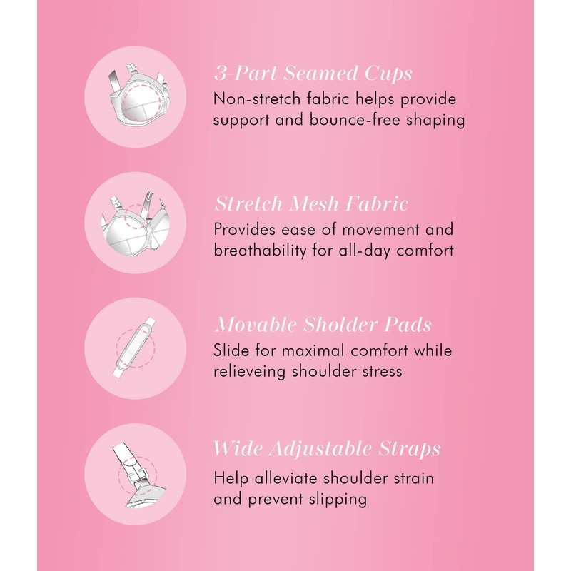 Exquisite Form FULLY Original Full-Coverage Bra, Wirefree #5100532