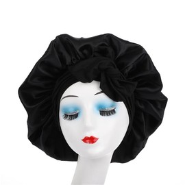 (2PCS) Gorro De Dormir Suave Satinado, Capó De Satén, Gorro para Dormir, Reutilizable y Cómodo, Capó Para El Cabello Con Banda Para Atar, Ideal para D