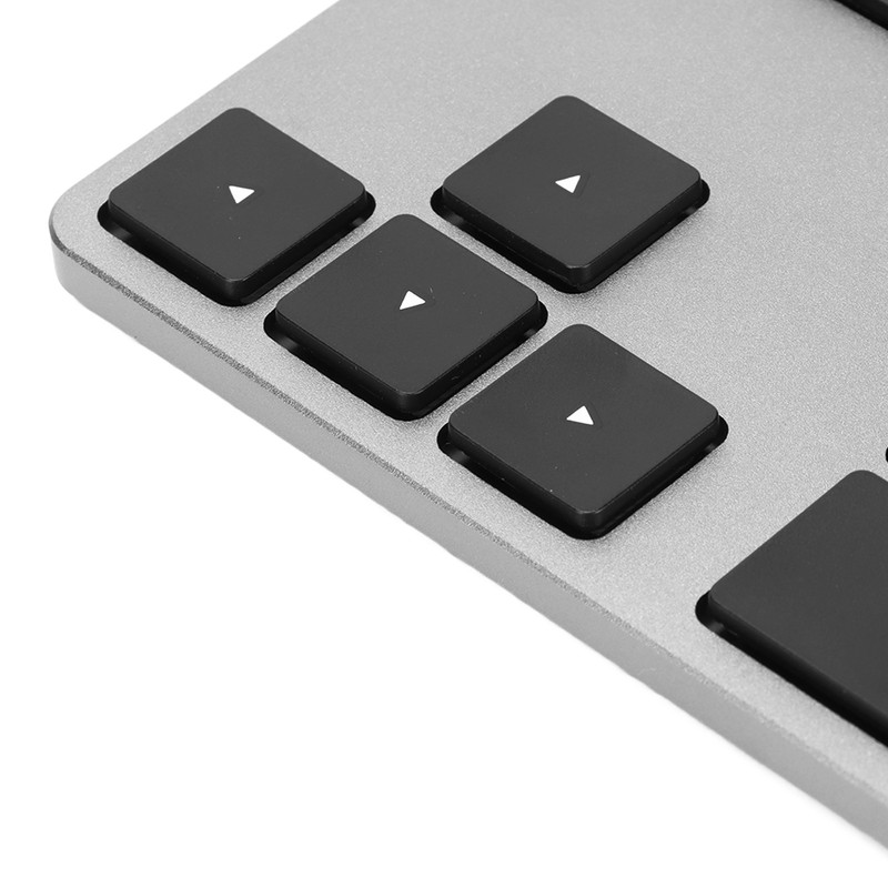 Wireless Number Pad 35 Keys Aluminum Alloy Ultrathin Rechargeable Ergonomic