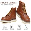 HANDPOINT Men's SureTrack 6" Leather Soft Toe Brown Work Boot