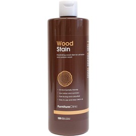 Furniture Clinic Wood Stain (500ml, Antique Pine) - Fast Drying Non Toxic Wood Polish Great For Indoor and Outdoor Furniture