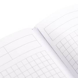 König & Ebhardt 8655226 Log Book with Perforated Sides A 4, 96 Sheets, with High-Quality Paper 80 g/m²
