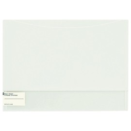 Kokuyo Clear Holder, 2 Pockets, Envelope, A4 Side, Transparent, F-5770T