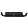 WENQI Glossy Black Rear Bumper Diffuser & Rear Spoiler Fit