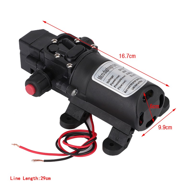 DC 12V Water Pump High Pressure 116Psi Self Priming Caravan
