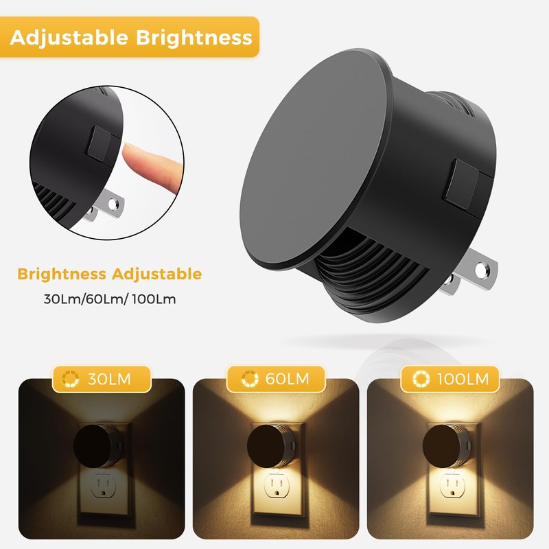 L LOHAS LED Night Lights Plug into Wall,[2-Pack] Plug in
