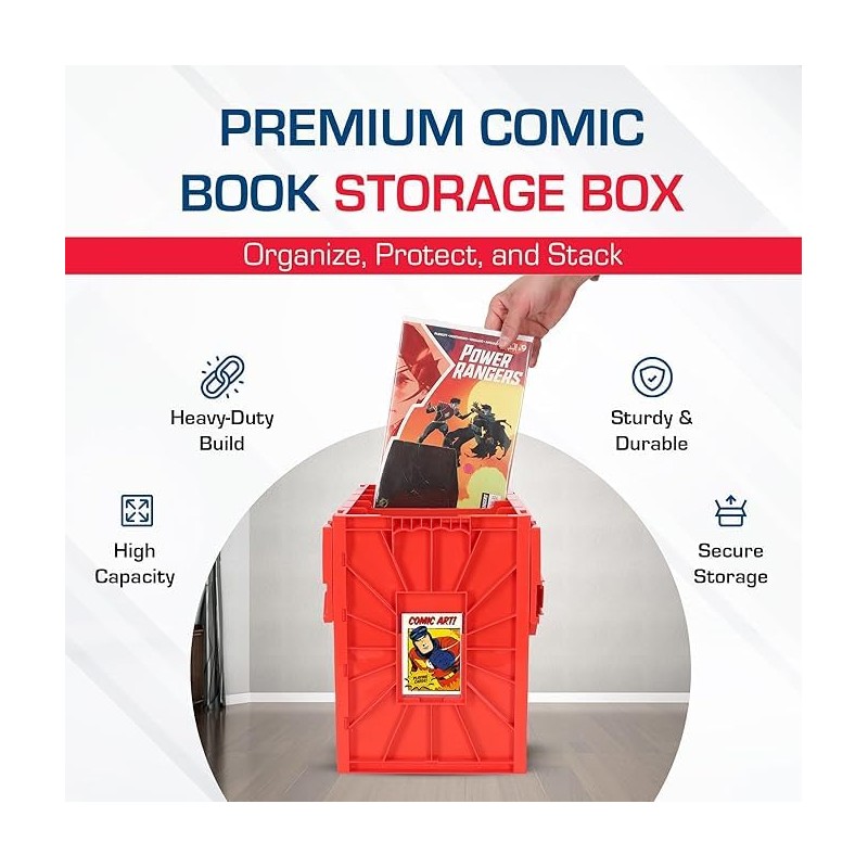 BCW Short Comic Book Bin | Holds 150 Comics |