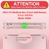 DONGKE Compatible with MacBook Neo 13 Inch Case 2026 A3404