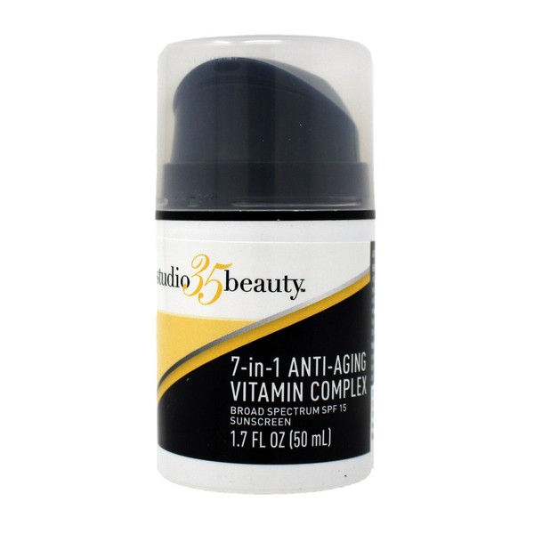 Studio 35 Beauty 7 in 1 Anti Aging Vitamin Complex SPF 15 Moisturizer 1.7 Ounce