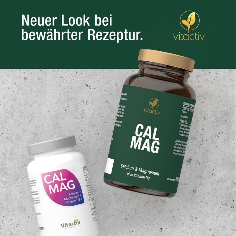 CAL & MAG & D3 - Organic Calcium + Magnesium