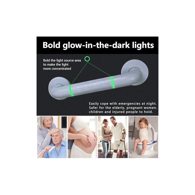 Bathroom Grab Rails and Bars - Anti-Slip Grip and Hand