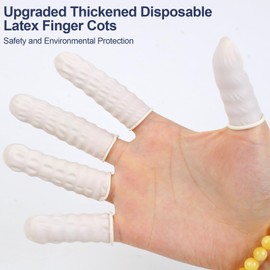 LECWELL Finger Cots Finger Gloves Disposable(Approx 480pcs),Medium Finger Protectors,Finger Covers Protection for Finger Tips,Thumb Protector for Electronic Repair, Handmade, Industrial Apply