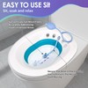 FRECHMOON Sitz Bath for Toilet Seat, Hemorrhoids and Postpartum Care,