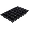 Kingfisher ST200A 33cm(13in) 5 Pack 24 Cell Seedling Tray, Transparent,