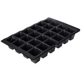 Kingfisher ST200A 33cm(13in) 5 Pack 24 Cell Seedling Tray, Transparent, One Size