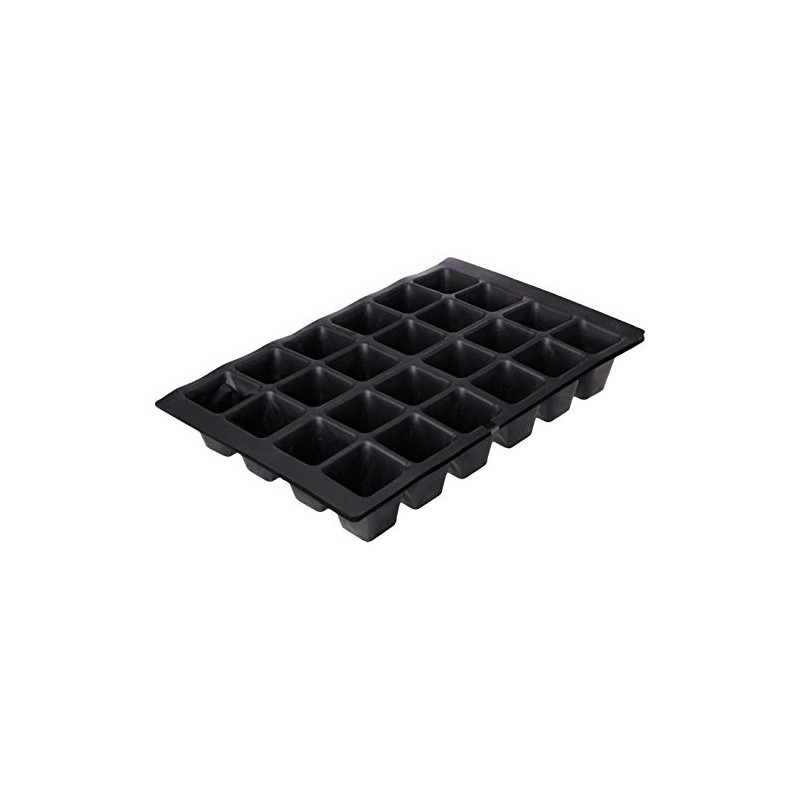 Kingfisher ST200A 33cm(13in) 5 Pack 24 Cell Seedling Tray, Transparent,