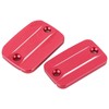 Front Brake Clutch Cylinder Fluid Reservoir Cap Cover Fit for
