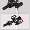 Portable Entrance Door Lock, Hotel Safety Latch Double Black