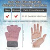 2 Pairs Fingerless Gloves for Women Men, Winter Knitted Touchscreen