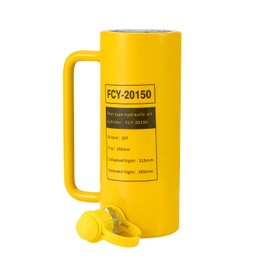 MMNZE 20T 150mm/6in Long Stroke Hydraulic Cylinder Jack Porta Power Ram Jack Lifting Cylinder Retract Automatically for Machinery Shipbuilding Bridge Construction