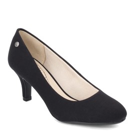 LifeStride Women's Parigi Pump, Black Fabric, 8.5 Wide