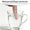 4PCS Waterproof Finger Protector with Bandages, Suitable Swim and Shower