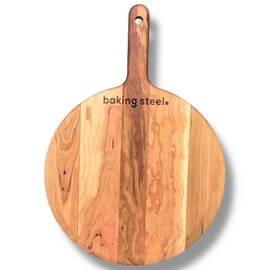 Baking Steel Cherry Wood14" Pizza Peel - Premium Wooden Pizza Peel for Wood-Fired Brick and Conventials Ovens - Tapered Edged with a Food-Safe Finish - Gifts for Dad