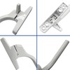 Yuiturt UPVC Window Handles, 2 Pcs White Cockspur Window Handle