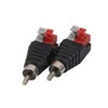 10pcs RCA Connector Converter Adapter Speaker Cable Audio