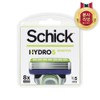 SCHICK Hydro 5-blade skin protector 8 blades / 쉬크 하이드로