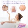 Toalla exfoliante de espalda de doble cara, 3 piezas, exfoliante