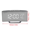 LED Digital Clock 3 Level Brightness Snooze USB Battery Powered