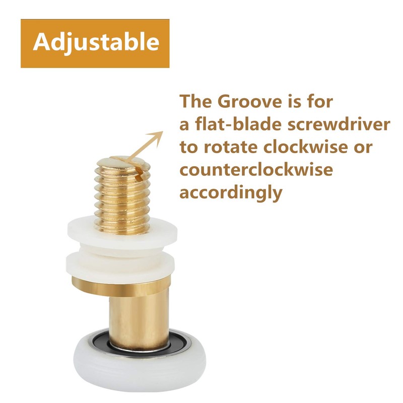 LESOLEIL Shower Door Roller Runner Wheel Diameter 25mm