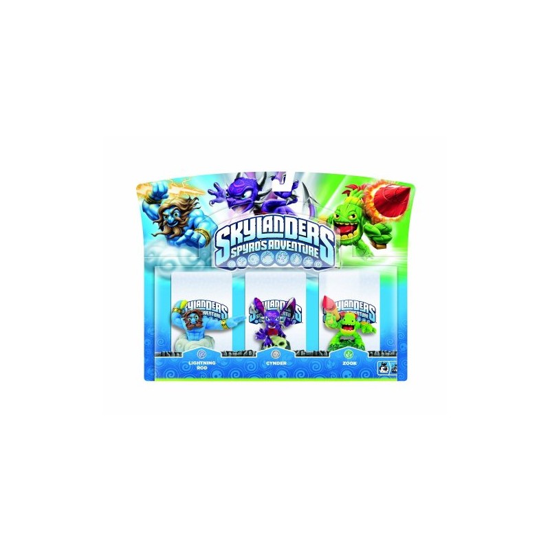 Skylanders - Triple Pack G: Lightning Rod, Zook, Cynder