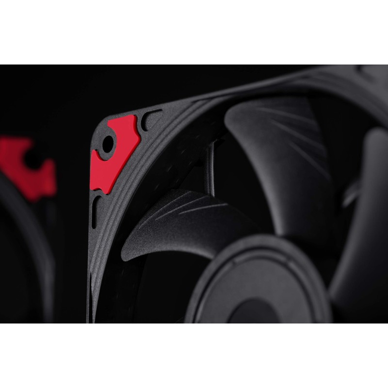 Noctua NF-A12x15 PWM chromax.Black.swap, Premium Quiet Slim Fan, 4-Pin (120x15mm,