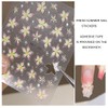 3 Sheets 5D Embossed Flower Nail Stickers Summer Lily Nail