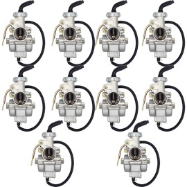 Unbranded 10XPZ20 Carburetor For 49cc 70cc 90cc 100cc 110cc 125cc Coolster NST Chinese ATV