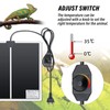 BREUAILY 2 x Adjustable Reptile Heating Mat, Terrarium Heating Mats