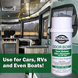 Dakota Odor Bomb Car Odor Eliminator - Lemon Lime by Dakota