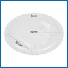 A ABSOPRO 2pcs 4 Inch Round Marine Boat Louvered Ventilation