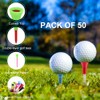 CRESTGOLF Golf Tees 3 1/4 inches 83MM Mixed Color Rubber