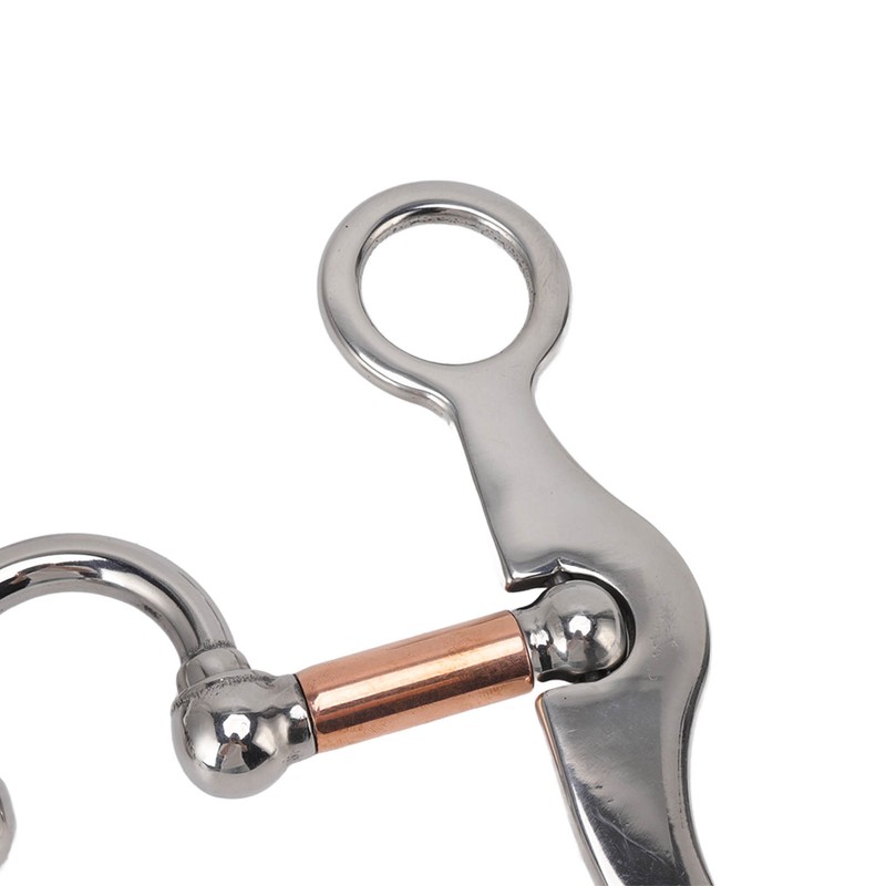 Horse Snaffle Bit Stainless Steel Rose Gold Plated Horse Gag