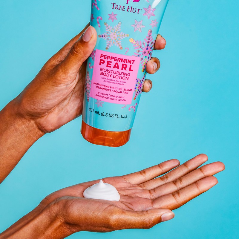 Tree Hut Peppermint Pearl Body Lotion | Limited Edition Holiday