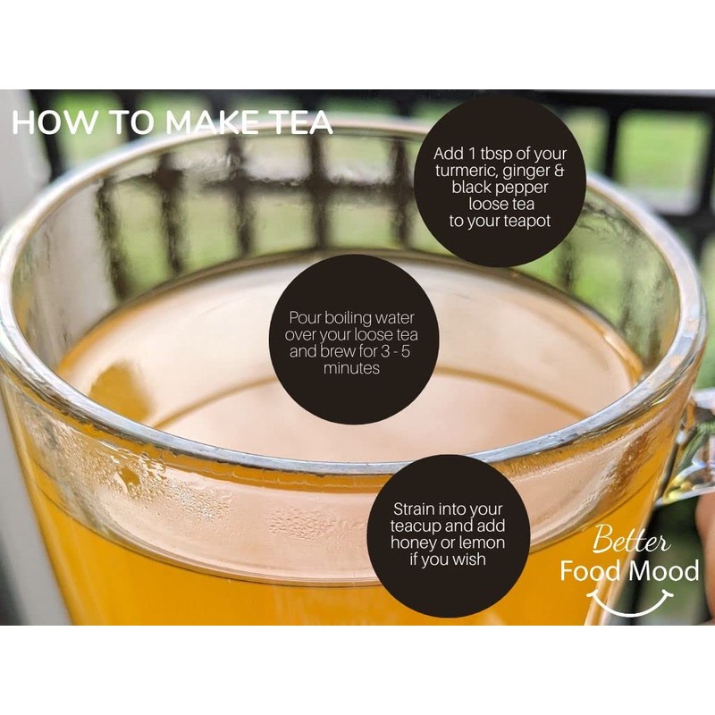 Better Food Mood Turmeric Ginger Black Pepper Loose Leaf Tea