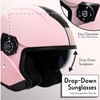 VCAN V88 3/4 Open Face Motorcycle Scooter Helmet ECE &
