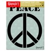 Stencil1 Peace Sign Stencil Durable Quality Reusable Stencils for Painting